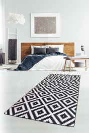 Conceptum Alfombra Black White Djt 80 x 120 cm